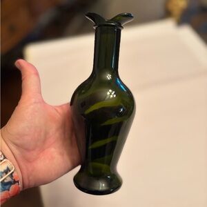 Antique green bottle
